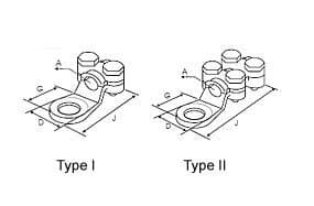 <h3 style="font-size: 24px; font-weight: 700; padding-bottom: 8px;border-bottom: 3px double #c00000;">
  Mechanical Cable lugs with 2 screws and 4 screws<br />
</h3>
