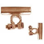 parallel copper battery terminals
