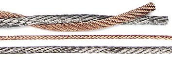 Flexible stranded copper rope conductor